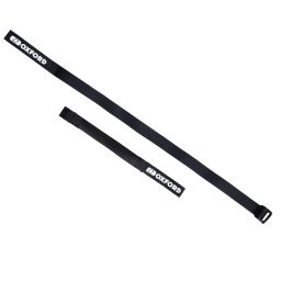 Zavazadlové popruhy Atlas G-Hook, 2 ks, OXFORD (čierna, 26mm x 2m)