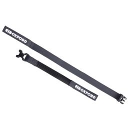 Zavazadlové popruhy Atlas B-Clip, 2 ks, OXFORD (šedá, 26mm x 2m)