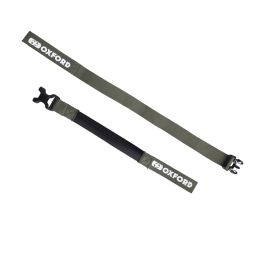 Zavazadlové popruhy Atlas B-Clip, 2 ks, OXFORD (zelená, 26mm x 1,2m)