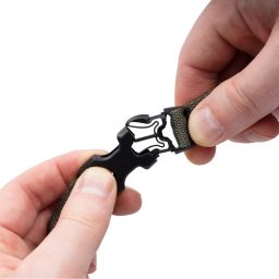 Zavazadlové popruhy Atlas B-Clip, 2 ks, OXFORD (zelená, 17mm x 2m)