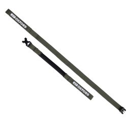 Zavazadlové popruhy Atlas B-Clip, 2 ks, OXFORD (zelená, 17mm x 2m)