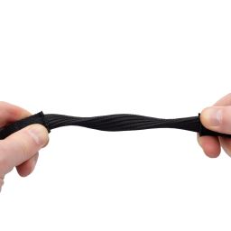 Zavazadlové popruhy Atlas B-Clip, 2 ks, OXFORD (čierna, 17mm x 1,2m)