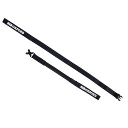 Zavazadlové popruhy Atlas B-Clip, 2 ks, OXFORD (čierna, 17mm x 1,2m)