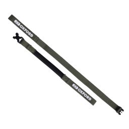 Zavazadlové popruhy Atlas B-Clip, 2 ks, OXFORD (zelená, 17mm x 1,2m)
