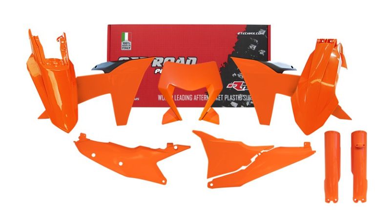 Sada plastov KTM, RTECH (oranžovo-čierna, 7 dielov)