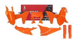 Sada plastov KTM, RTECH (oranžovo-čierna, 7 dielov)