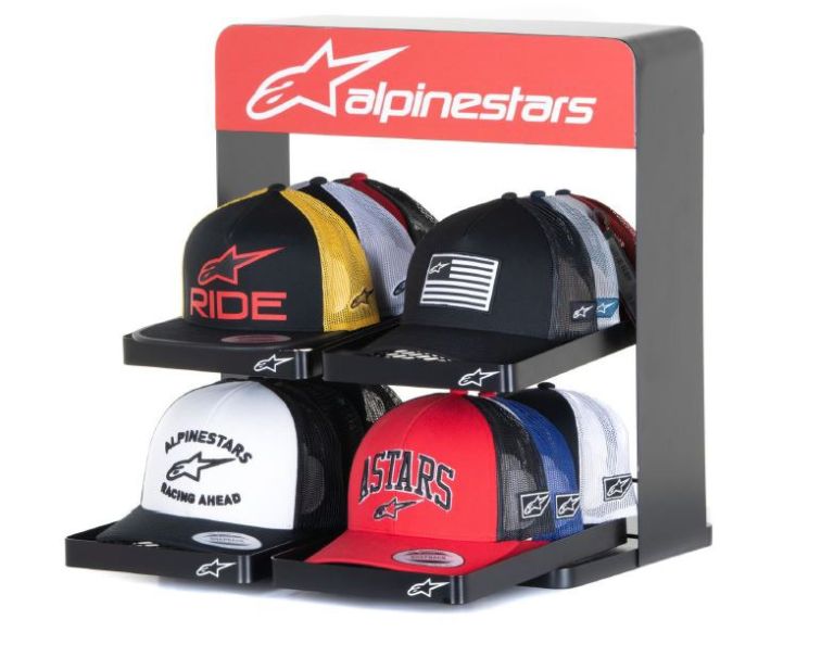 Stojan pre prezentaci kšiltovek na pult, ALPINESTARS