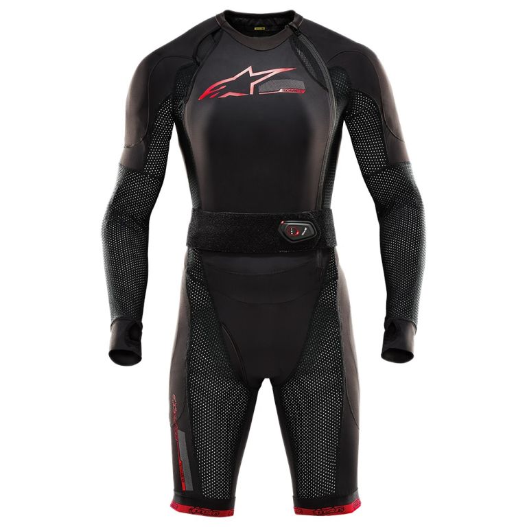 Airbagová vesta TECH-AIR®10 system, ALPINESTARS (černá/červená/šedá) 2025