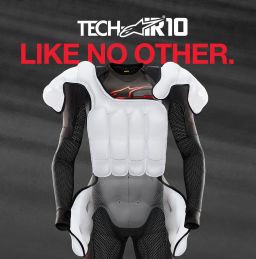 Airbagová vesta TECH-AIR®10 system, ALPINESTARS (černá/červená/šedá) 2025