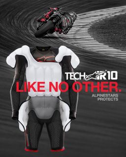 Airbagová vesta TECH-AIR®10 system, ALPINESTARS (černá/červená/šedá) 2025
