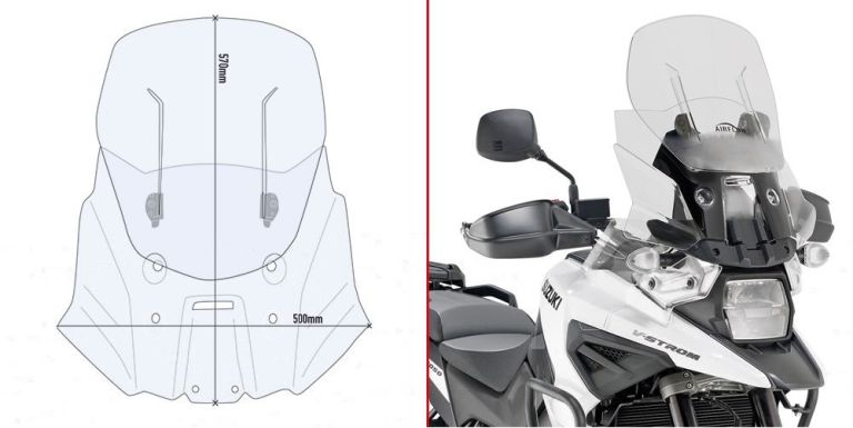 AIRSTREAM plexi, KAPPA (číre)