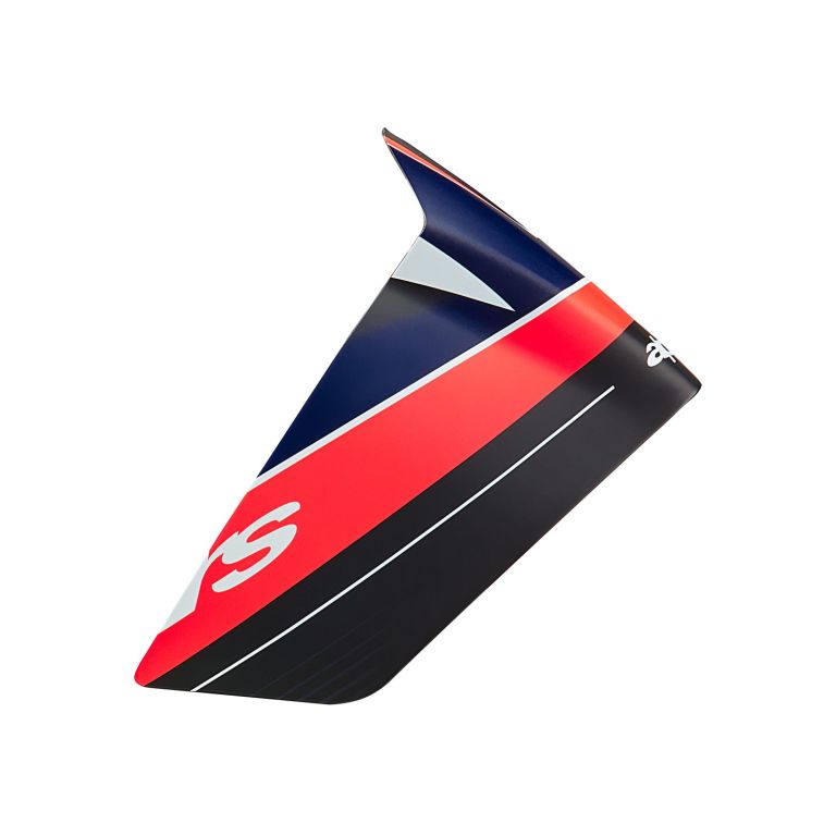 Aerodynamický spojler pre prilby SUPERTECH R10 TEAM racing profil, ALPINESTARS (černá/červená/modrá/bílá)