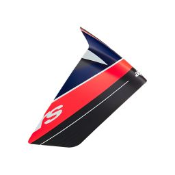 Aerodynamický spojler pre prilby SUPERTECH R10 TEAM racing profil, ALPINESTARS (černá/červená/modrá/bílá)