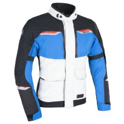 Bunda MONDIAL 2.0 DRY2DRY™, OXFORD ADVANCED (svetle šedá/modrá/červená)