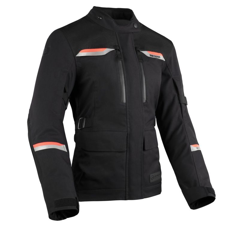 Bunda MONDIAL 2.0 DRY2DRY™, OXFORD ADVANCED, dámska (černá/červená fluo)
