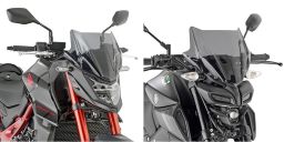 2166AK dymové plexi HONDA CB 750 Hornet / YAMAHA MT 125 (20-24)