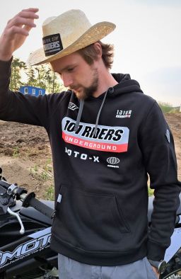 Mikina MOTO SPEC HOOD, 101 RIDERS (čierna)