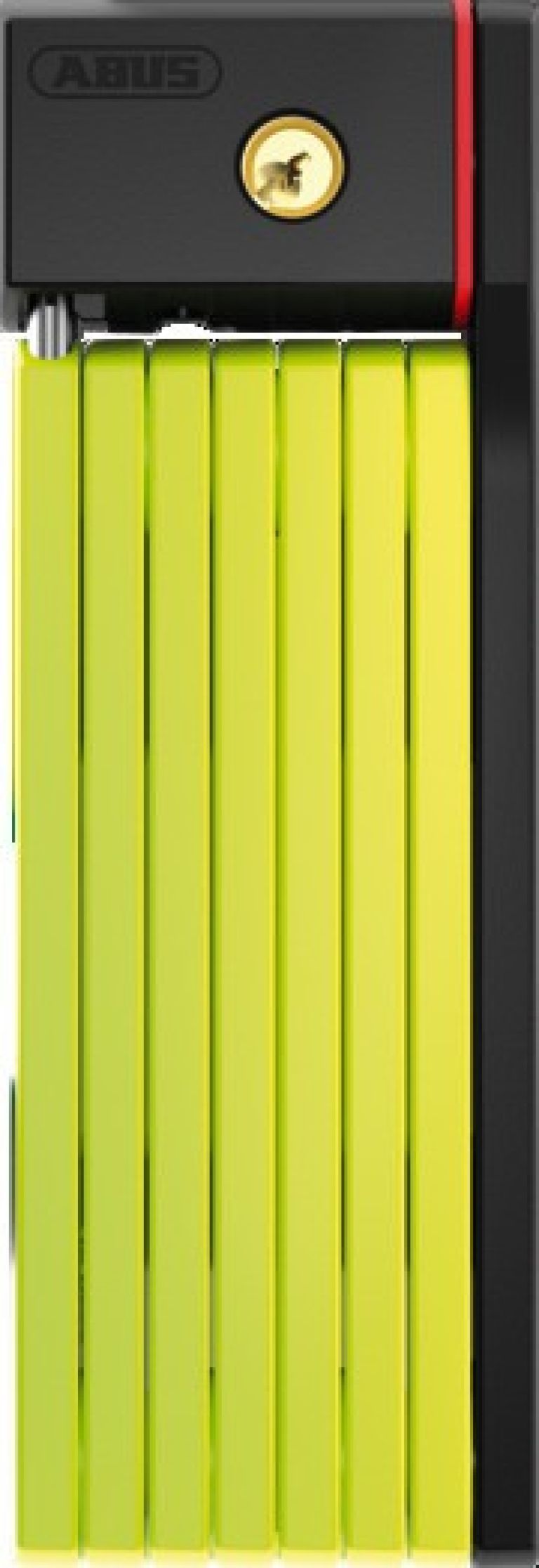 Skladacie segmentový zámok Bordo BIG SH (neon žlutá,celková dĺžka 100 cm),ABUS