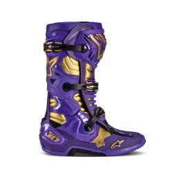 Topánky TECH 10 limitovaná edícia CHAMP, ALPINESTARS (fialová/zlatá) 2024