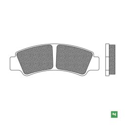 Brzdové doštičky, NEWFREN (zmes OFF ROAD ATV SINTERED) 2 ks v balenie