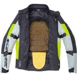 Bunda CROSSMASTER, SPIDI (černá/šedá/žlutá fluo)