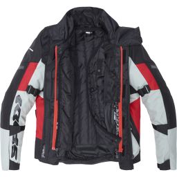 Bunda CROSSMASTER, SPIDI (černá/šedá/červená)