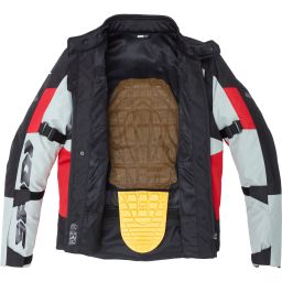 Bunda CROSSMASTER, SPIDI (černá/šedá/červená)
