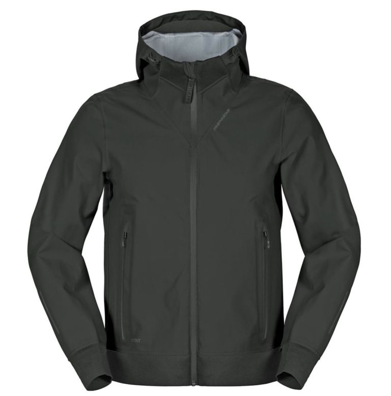 Bunda HOODIE SHELL, SPIDI (čierna)