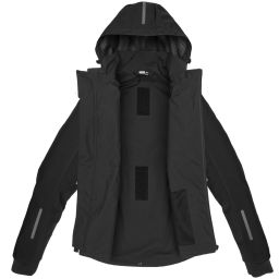 Bunda HOODIE H2OUT, SPIDI (černá/antracit)