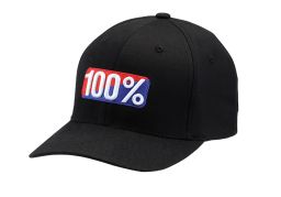 šiltovka 100% - CLASSIC Flexfit čierna