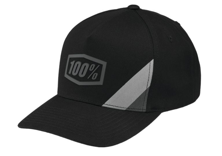 šiltovka 100% - CORNESTONE X-Fit Snapback černá/šedá (veľ. UNI)