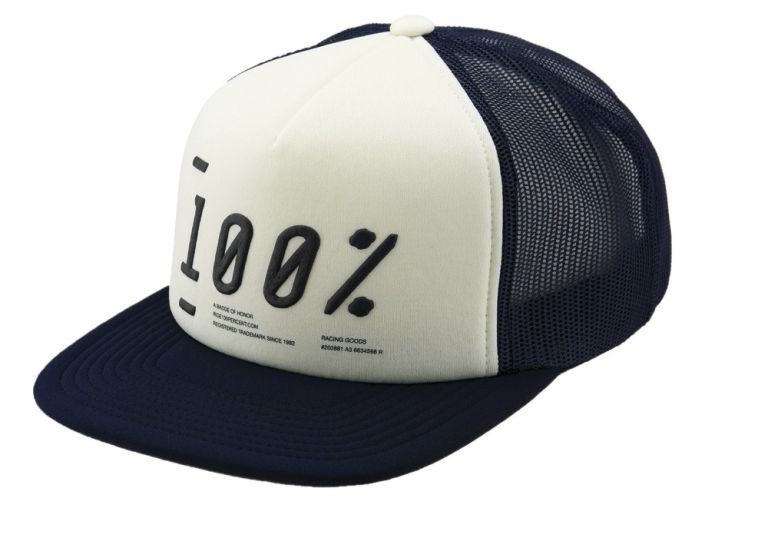šiltovka 100% - TRANSFER Trucker modrá (veľ. UNI)