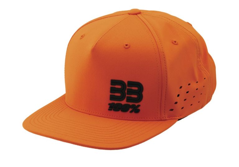 šiltovka 100% - BB33 DRIVE Snapback oranžová (veľ. UNI)