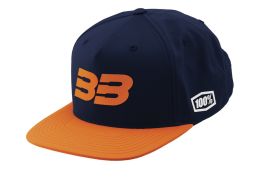šiltovka 100% - BB33 Snapback modrá/oranžová (veľ. UNI)