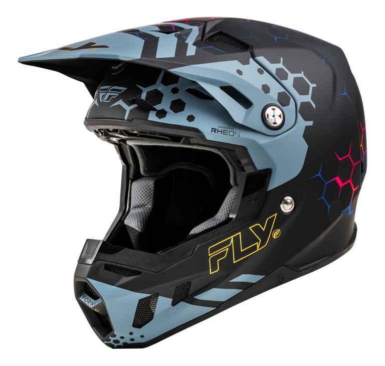 Prilba FORMULA CC TEKTONIC, FLY RACING (černá/šedá)