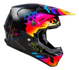 Prilba FORMULA CC TEKTONIC, FLY RACING (černá/žlutá/růžová)