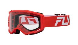 Okuliare FOCUS, FLY RACING (červená/bílá)