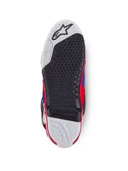 Topánky TECH 10 limitovaná edícia UNION REDBUD MX, ALPINESTARS (červená/modrá/bílá/černá) 2024