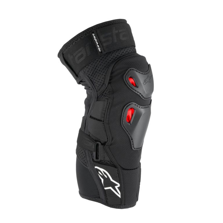 Chrániče kolien BIONIC pre PLASMA, ALPINESTARS (černá/červená/bílá) 2025