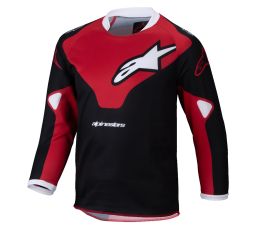 Dres RACER VEIL KIDS, ALPINESTARS, detský (černá/červená) 2025