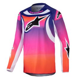 Dres RACER WURX, ALPINESTARS, detský (multicolor/bílá) 2025