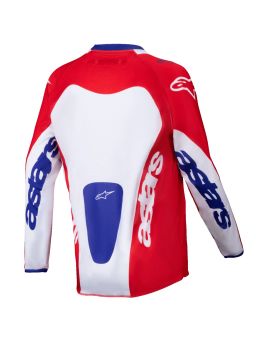 Dres RACER VEIL, ALPINESTARS, detský (červená/bílá) 2025