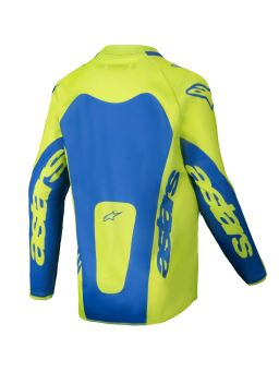 Dres RACER VEIL, ALPINESTARS, detský (žltá fluo/modrá) 2025
