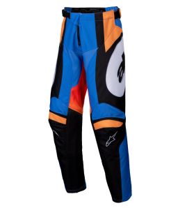 Nohavice RACER MELT, ALPINESTARS, detské (oranžová/modrá) 2025