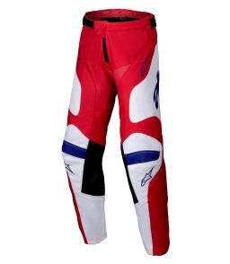 Nohavice RACER VEIL, ALPINESTARS, detské (červená/bílá) 2025