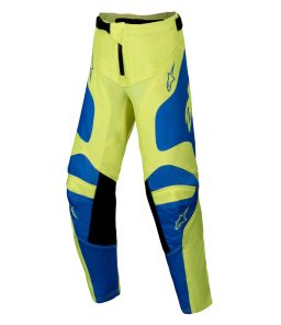 Nohavice RACER VEIL, ALPINESTARS, detské (žltá fluo/modrá) 2025