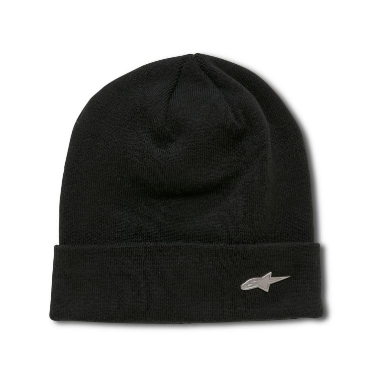 čiapka METAL LOGO CUFF BEANIE, ALPINESTARS (čierna)
