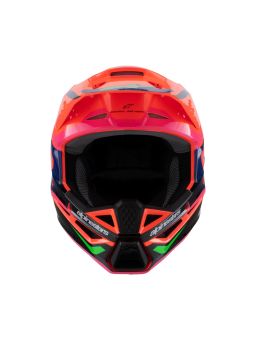 Prilba S-M3 edícia HAIDEN DEEGAN, ALPINESTARS, detská (oranžová fluo/fialová/růžová/zelená) 2025