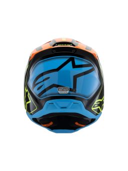 Prilba S-M3 FRAY, ALPINESTARS, detská (černá/oranžová fluo/žlutá fluo/tyrkysová) 2025