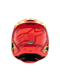 Prilba S-M3 FRAY, ALPINESTARS, detská (červená/žlutá fluo/černá) 2025